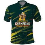 South African Four-time Champions Polo Shirt World Rugby Team Springboks