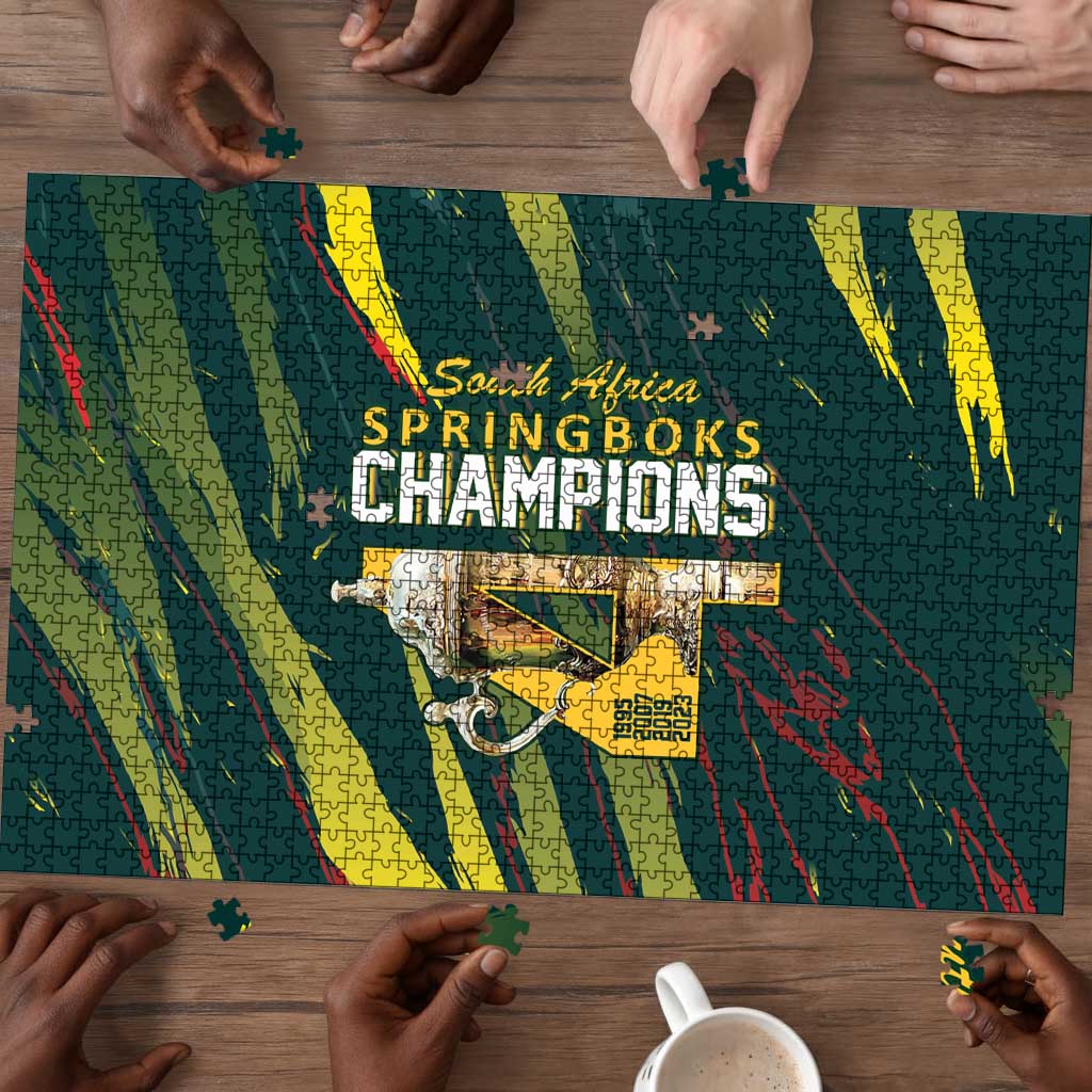 South African Four-time Champions Puzzle World Rugby Team Springboks