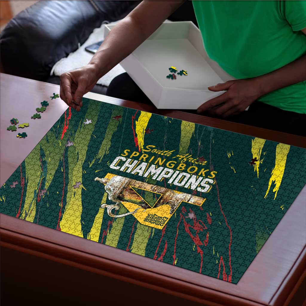 South African Four-time Champions Puzzle World Rugby Team Springboks