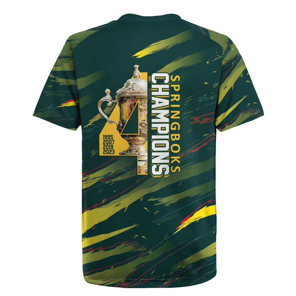 South African Four-time Champions Rugby Jersey World Rugby Team Springboks