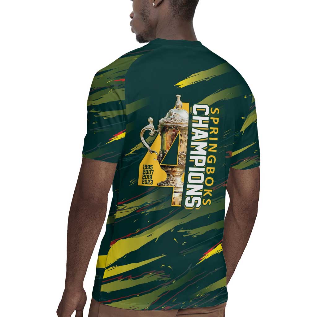 South African Four-time Champions Rugby Jersey World Rugby Team Springboks