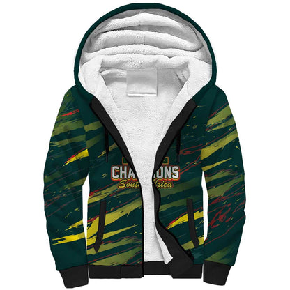South African Four-time Champions Sherpa Hoodie World Rugby Team Springboks