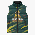 South African Four-time Champions Sleeveless Puffer Jacket World Rugby Team Springboks