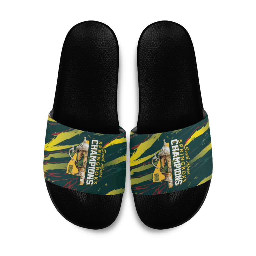 South African Four-time Champions Slide Sandals World Rugby Team Springboks