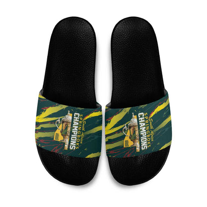 South African Four-time Champions Slide Sandals World Rugby Team Springboks