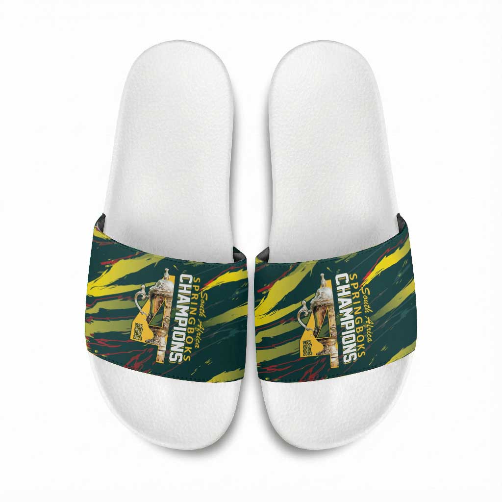 South African Four-time Champions Slide Sandals World Rugby Team Springboks