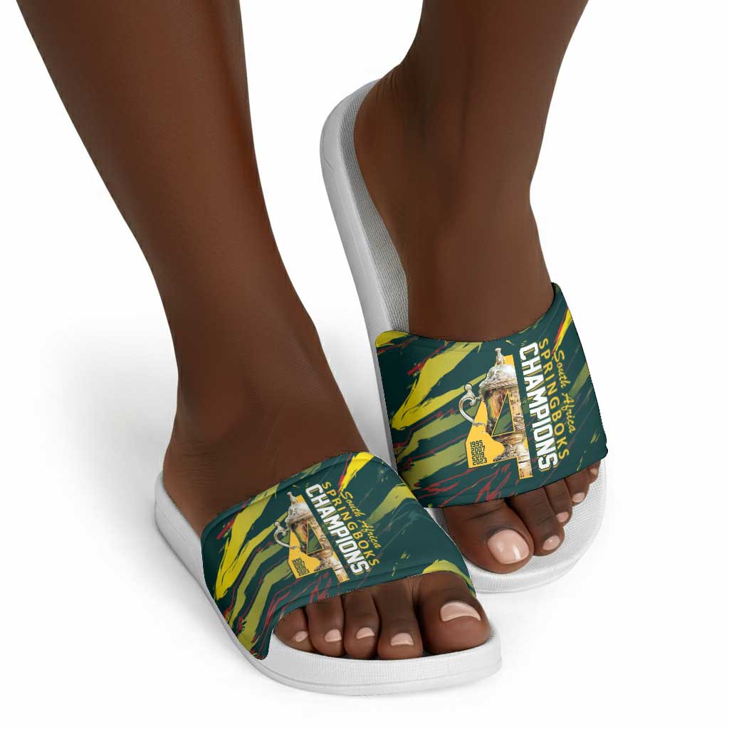 South African Four-time Champions Slide Sandals World Rugby Team Springboks
