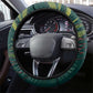 South African Four-time Champions Steering Wheel Cover World Rugby Team Springboks