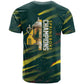 South African Four-time Champions T shirt World Rugby Team Springboks