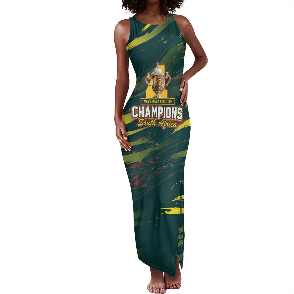 South African Four-time Champions Tank Maxi Dress World Rugby Team Springboks