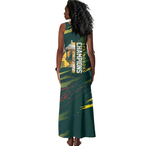 South African Four-time Champions Tank Maxi Dress World Rugby Team Springboks