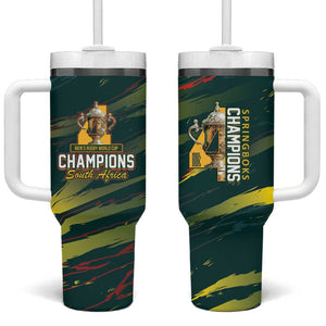 South African Four-time Champions Tumbler With Handle World Rugby Team Springboks