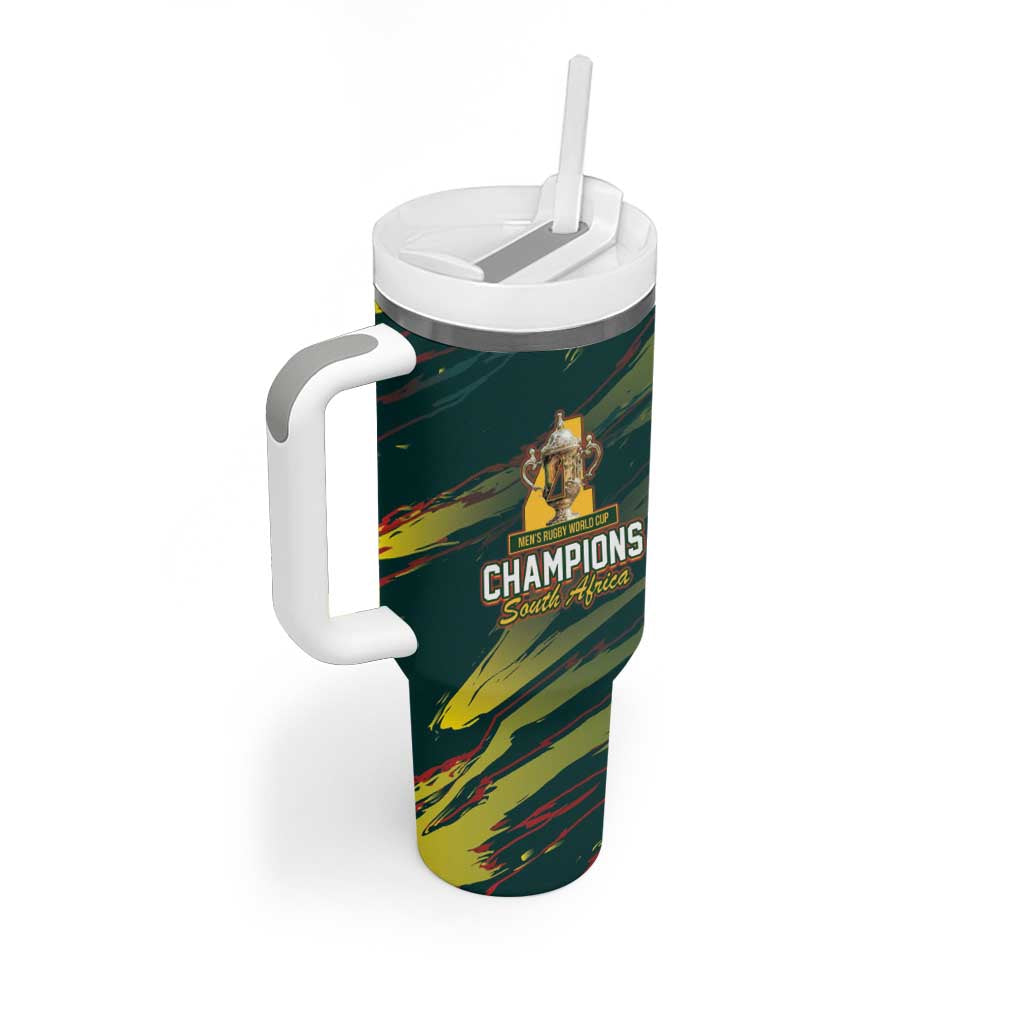 South African Four-time Champions Tumbler With Handle World Rugby Team Springboks