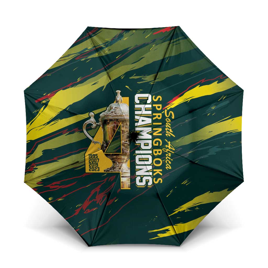 South African Four-time Champions Umbrella World Rugby Team Springboks