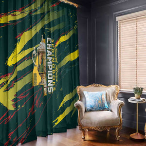 South African Four-time Champions Window Curtain World Rugby Team Springboks