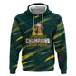 South African Four-time Champions Zip Hoodie World Rugby Team Springboks
