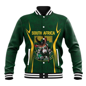 South Africa Rugby National Heritage Custom Baseball Jacket Traditional Ndebele Inspired