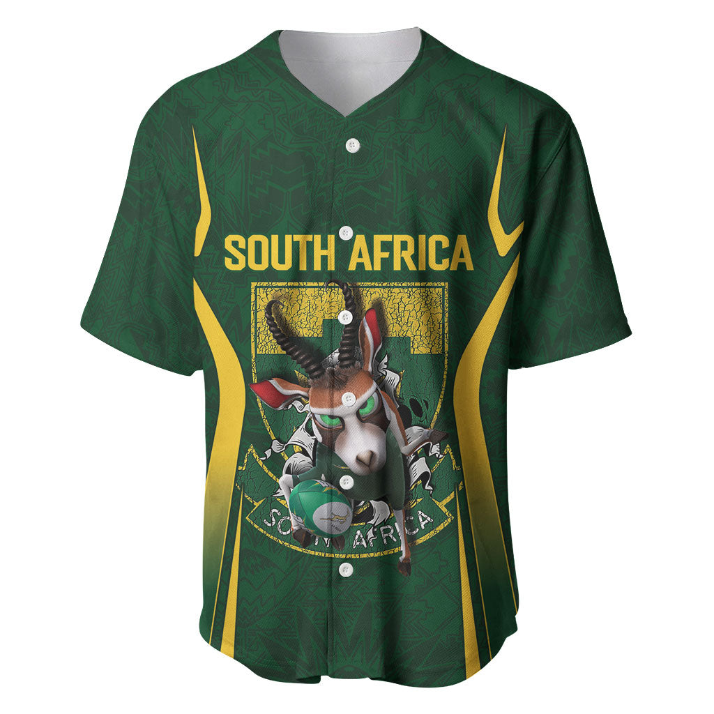 South Africa Rugby National Heritage Custom Baseball Jersey Traditional Ndebele Inspired