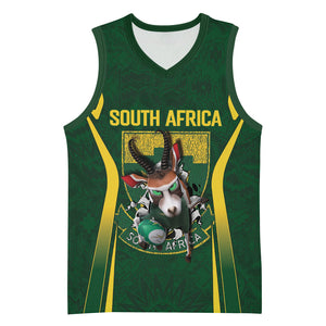 South Africa Rugby National Heritage Custom Basketball Jersey Traditional Ndebele Inspired
