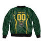 South Africa Rugby National Heritage Custom Bomber Jacket Traditional Ndebele Inspired