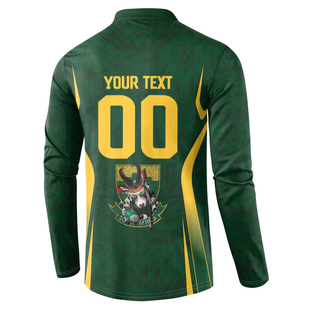 South Africa Rugby National Heritage Custom Button Sweatshirt Traditional Ndebele Inspired