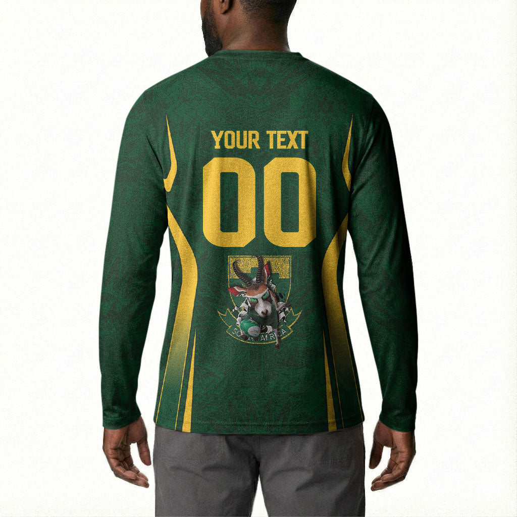 South Africa Rugby National Heritage Custom Button Sweatshirt Traditional Ndebele Inspired