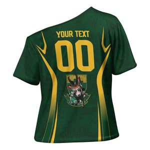South Africa Rugby National Heritage Custom Cross Shoulder Shirt Traditional Ndebele Inspired