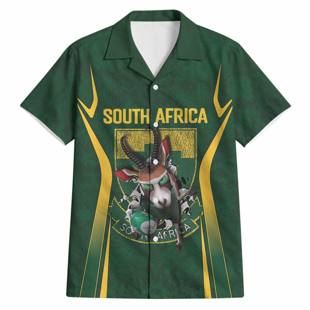 South Africa Rugby National Heritage Custom Hawaiian Shirt Traditional Ndebele Inspired