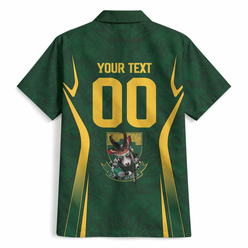South Africa Rugby National Heritage Custom Hawaiian Shirt Traditional Ndebele Inspired