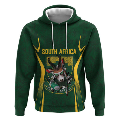 South Africa Rugby National Heritage Custom Hoodie Traditional Ndebele Inspired
