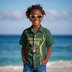 South Africa Rugby National Heritage Custom Kid Hawaiian Shirt Traditional Ndebele Inspired