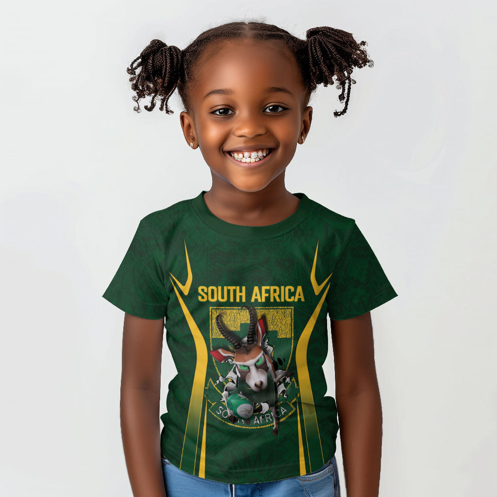 South Africa Rugby National Heritage Custom Kid T shirt Traditional Ndebele Inspired