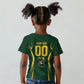 South Africa Rugby National Heritage Custom Kid T shirt Traditional Ndebele Inspired