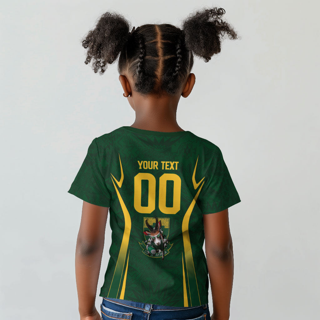 South Africa Rugby National Heritage Custom Kid T shirt Traditional Ndebele Inspired