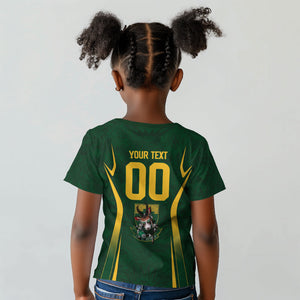 South Africa Rugby National Heritage Custom Kid T shirt Traditional Ndebele Inspired