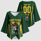 South Africa Rugby National Heritage Custom Kimono Sleeve Blouse Traditional Ndebele Inspired