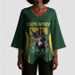 South Africa Rugby National Heritage Custom Kimono Sleeve Blouse Traditional Ndebele Inspired