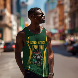 South Africa Rugby National Heritage Custom Men Tank Top Traditional Ndebele Inspired