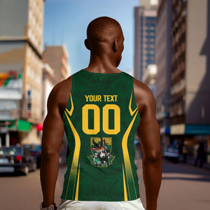 South Africa Rugby National Heritage Custom Men Tank Top Traditional Ndebele Inspired