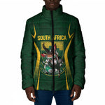 South Africa Rugby National Heritage Custom Padded Jacket Traditional Ndebele Inspired