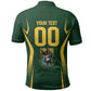 South Africa Rugby National Heritage Custom Polo Shirt Traditional Ndebele Inspired LT9