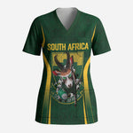 South Africa Rugby National Heritage Custom Scrub Top Traditional Ndebele Inspired