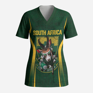 South Africa Rugby National Heritage Custom Scrub Top Traditional Ndebele Inspired