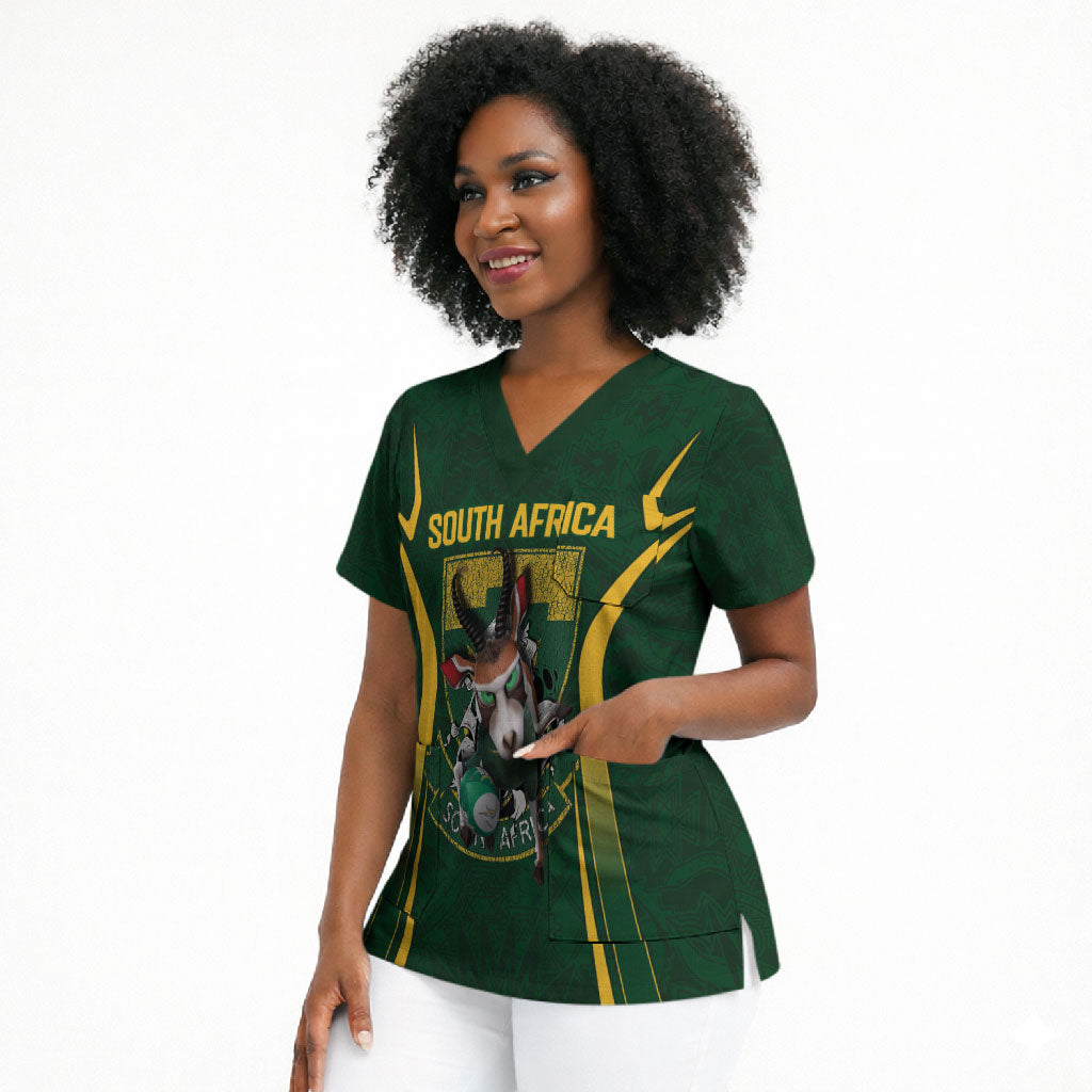 South Africa Rugby National Heritage Custom Scrub Top Traditional Ndebele Inspired