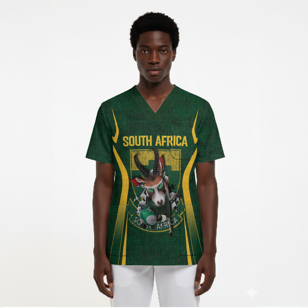 South Africa Rugby National Heritage Custom Scrub Top Traditional Ndebele Inspired