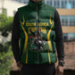 South Africa Rugby National Heritage Custom Sleeveless Puffer Jacket Traditional Ndebele Inspired