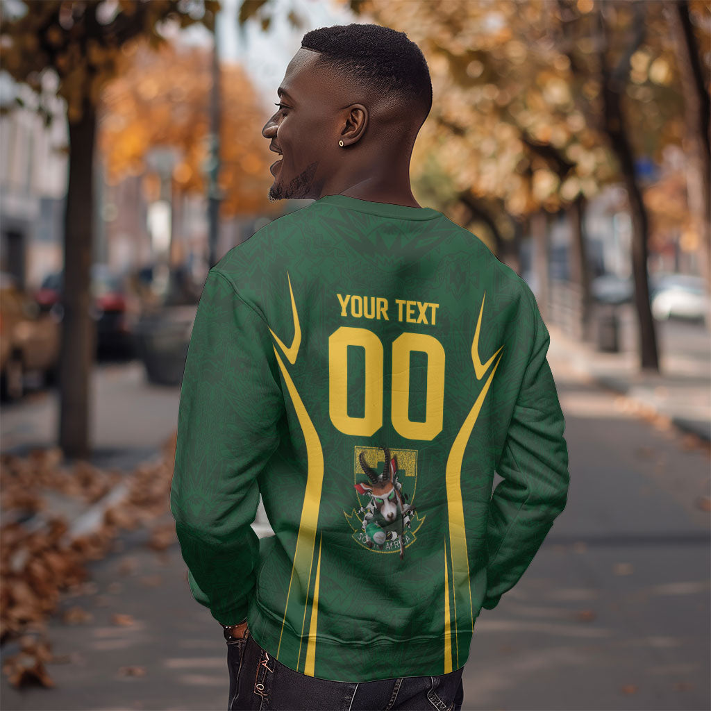 South Africa Rugby National Heritage Custom Sweatshirt Traditional Ndebele Inspired