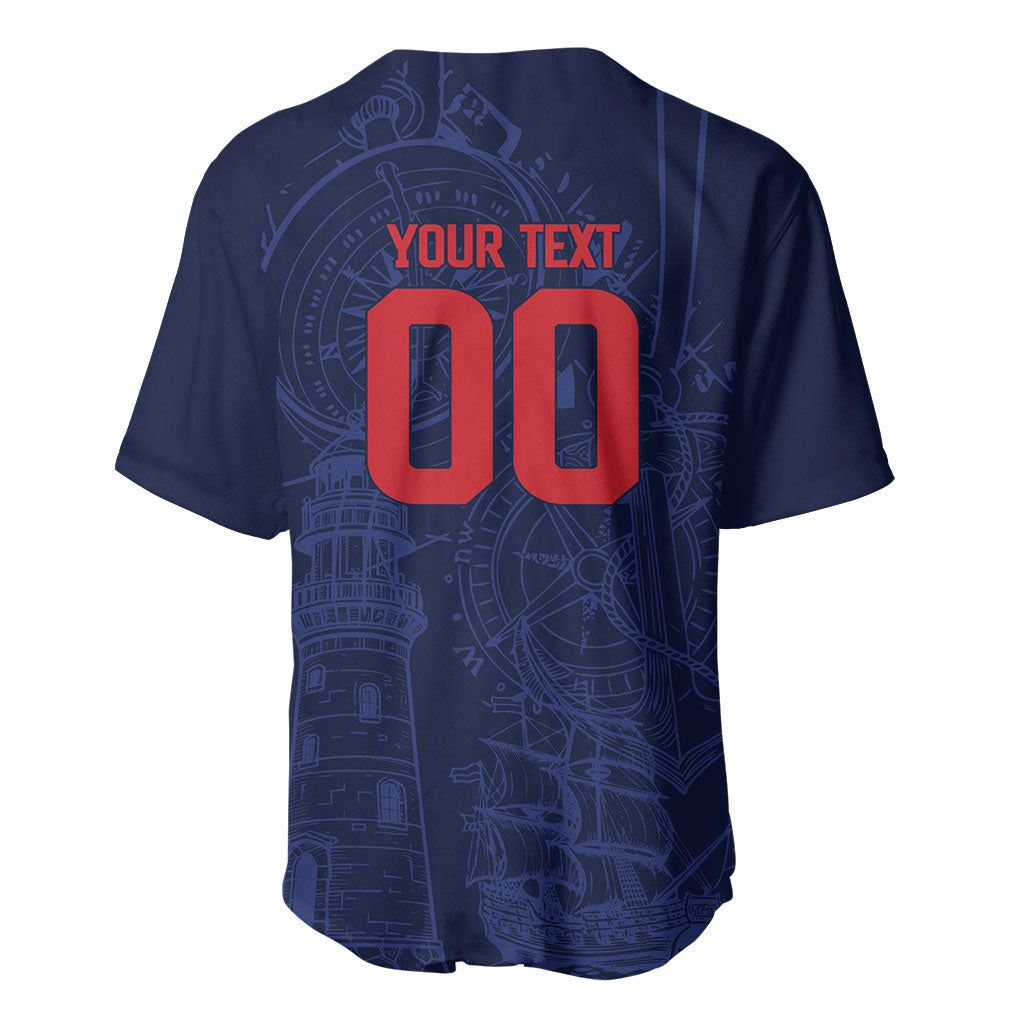 Cape Verde Small Island Big Stage Custom Baseball Jersey Guardian of the Atlantic