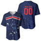 Cape Verde Small Island Big Stage Custom Baseball Jersey Guardian of the Atlantic