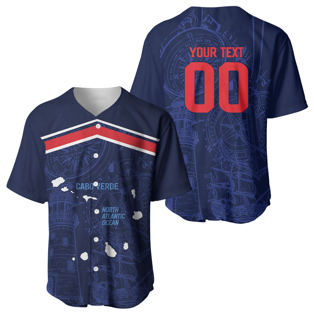 Cape Verde Small Island Big Stage Custom Baseball Jersey Guardian of the Atlantic